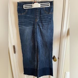 Spanx pull on cropped jean